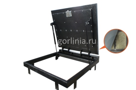 Люк напольный Стелс-КУ 700*1100п короб утепленное исполнение