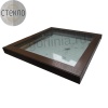 Модель стеклянного напольного люка Стеклогор 1000х1000*75